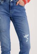 NU 20% KORTING: Monari Slim fit jeans in destroyed look