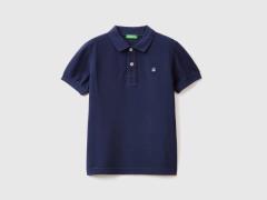 United Colors of Benetton Poloshirt met merklabel