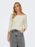 NU 20% KORTING: Only Gebreide trui ONLKATIA LS OFF SHOULDER KNT