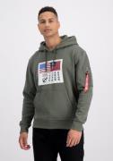 Alpha Industries Hoodie ALPHA INDUSTRIES Men - Hoodies USN Blood Chit ...