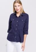 NU 20% KORTING: Arizona Overhemdblouse Met drukknopen in parelmoer-loo...