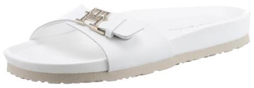NU 20% KORTING: Tommy Hilfiger Slippers TH MULE SANDAL LEATHER