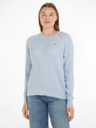 Tommy Hilfiger Trui met ronde hals CO CABLE C-NK SWEATER