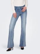 NU 20% KORTING: Only Bootcut jeans ONLWAUW MID FLARED ZIP CUT DNM