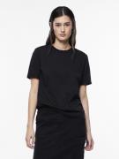 NU 20% KORTING: pieces Shirt met ronde hals PCRIA SS FOLD UP SOLID TEE...