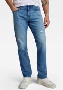 NU 20% KORTING: G-Star RAW Straight jeans Mosa Straight met lichte nad...