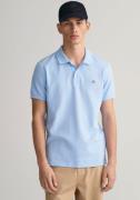 Gant Poloshirt SLIM ORIGINAL PIQUE SS RUGGER met logoborduursel op bor...