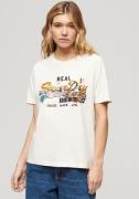NU 25% KORTING: Superdry Shirt met print TOKYO VL RELAXED T SHIRT
