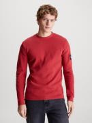NU 25% KORTING: Calvin Klein Shirt met lange mouwen BADGE WAFFLE LS TE...