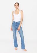 NU 20% KORTING: ANGELS Bootcut jeans LENI SLIT FRINGE