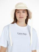 Calvin Klein Slappe hoed LOGO STRAP WIDE BRIM CANVAS HAT