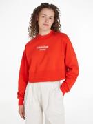 Calvin Klein Sweatshirt STACKED INSTITUTIONAL CREWNECK