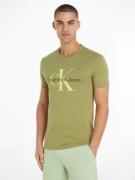 NU 20% KORTING: Calvin Klein T-shirt SEASONAL MONOLOGO TEE met calvin ...