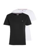 TOMMY JEANS Shirt met ronde hals TJW 2PACK SOFT JERSEY TEE met tommy j...