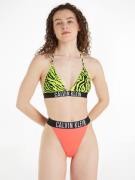 Calvin Klein Swimwear Bandeau-bikinitop TRIANGLE-RP-PRINT met all-over...