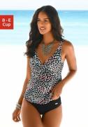 NU 20% KORTING: Venice Beach Beugeltankini met gedessineerde print