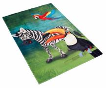 Böing Carpet Kindervloerkleed Lovely Kids 402 Motief zebra, kinderkame...