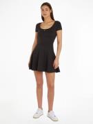 Tommy Jeans Curve Blousejurk TJW SS FIT & FLARE DRESS EXT