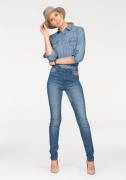 NU 20% KORTING: Arizona Jeans blouse Met drukknopen in parelmoer-look