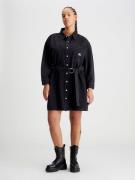 Calvin Klein Jeans Plus Jeans jurk BELTED DENIM SHIRT DRESS PLUS