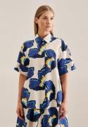 NU 20% KORTING: seidensticker Overhemdblouse Zwarte roos Korte mouwen ...