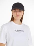 NU 20% KORTING: Calvin Klein Baseballcap METAL LETTERING CANVAS CAP