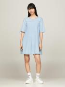 Tommy Jeans Curve Blousejurk TJW CHAMBRAY A-LINE SS DRESS EXT
