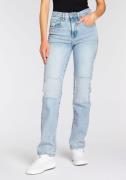 Levi's® High-waist jeans 724 High Rise Straight met patches op de voor...