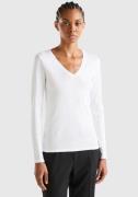 NU 20% KORTING: United Colors of Benetton Shirt met lange mouwen met e...