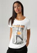 Aniston SELECTED T-shirt met modieuze print "every day is a fashion sh...