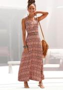 Lascana Maxi-jurk met etnische print en verstelbare bandjes, zomerjurk...