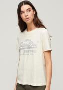 NU 20% KORTING: Superdry T-shirt METALLIC VL RELAXED T SHIRT