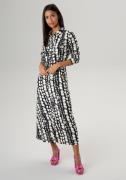 Aniston SELECTED Maxi-jurk met overhemdblouse design - nieuwe collecti...