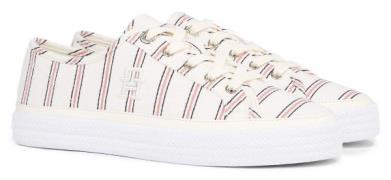NU 20% KORTING: Tommy Hilfiger Plateausneakers VULC CANVAS SNEAKER SHI...