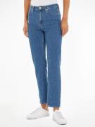 Tommy Hilfiger Straight jeans CLASSIC STRAIGHT HW met leren tommy hilf...