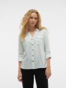 NU 20% KORTING: Vero Moda Overhemdblouse VMBUMPY L/S SHIRT NEW WVN GA ...