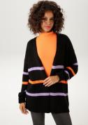 Aniston CASUAL Vest met vrolijke kleurrijke strepen - nieuwe collectie