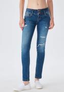 NU 20% KORTING: LTB Slim fit jeans Zena met brede tailleband met dubbe...