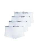 NU 20% KORTING: pieces Hipster PCLOGO LADY 4 PACK SOLID NOOS BC (4 stu...
