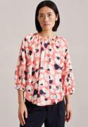 NU 20% KORTING: seidensticker Blouse zonder sluiting Zwarte roos Lange...