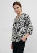 Cecil Shirtblouse met bladerprint