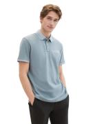 Tom Tailor Poloshirt met logo opschrift op borsthoogte