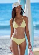 NU 20% KORTING: Lascana Triangel-bikinitop Scallop met gelaserde gegol...