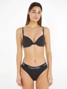 Calvin Klein Push-up-bh PUSH UP PLUNGE met logo print op de bandjes