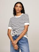 NU 20% KORTING: Tommy Hilfiger Trui met korte mouwen CO JERSEY STITCH ...