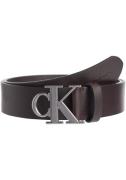 Calvin Klein Leren riem ROUND MONO PLAQUE LTHR BELT 40MM