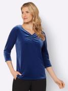 NU 20% KORTING: Classic Basics Shirt met 3/4 mouwen Fluwelen shirt (1-...