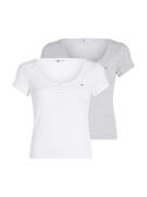 NU 20% KORTING: TOMMY JEANS T-shirt TJW 2PACK HENLEY SS RIB TEE (Set v...