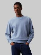 NU 20% KORTING: Calvin Klein Sweatshirt WASHED BADGE CREW NECK