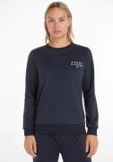 Tommy Hilfiger Underwear Trui met ronde hals TRACK TOP met merklabel